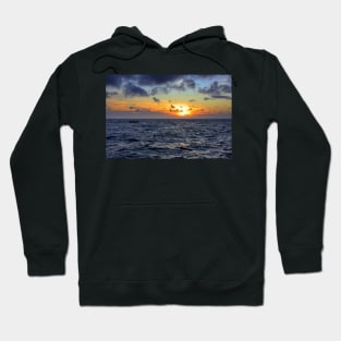 Fishermen returning at sunset Hoodie